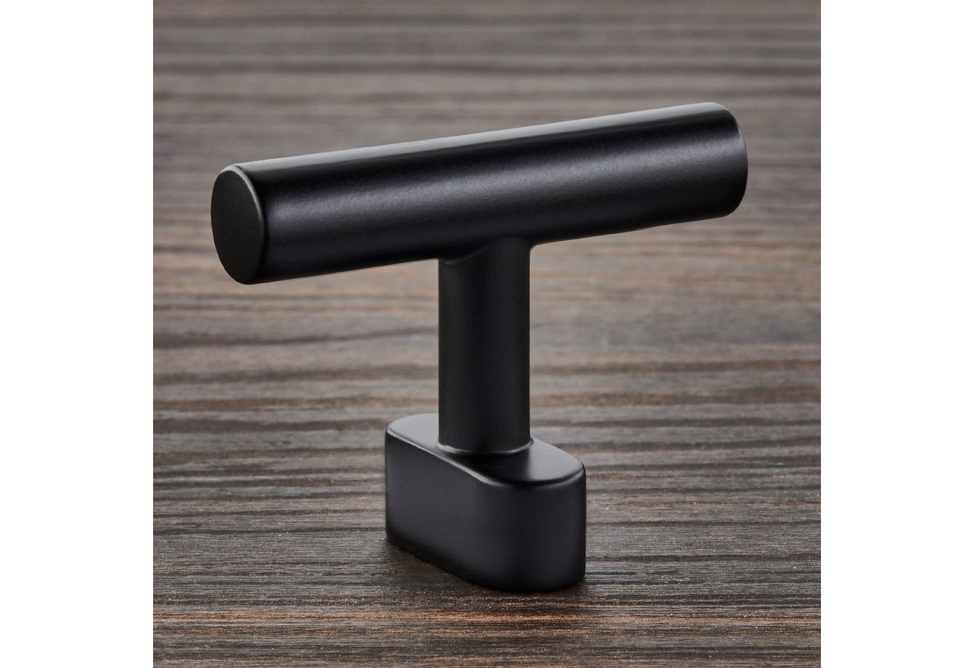 SO-TECH® Möbelgriff Möbelknopf T-BAR BA 16 mm, inkl. Schrauben (1-St), schwarz von SCHÜCO ALU COMPETENCE – Bild 2 von 5