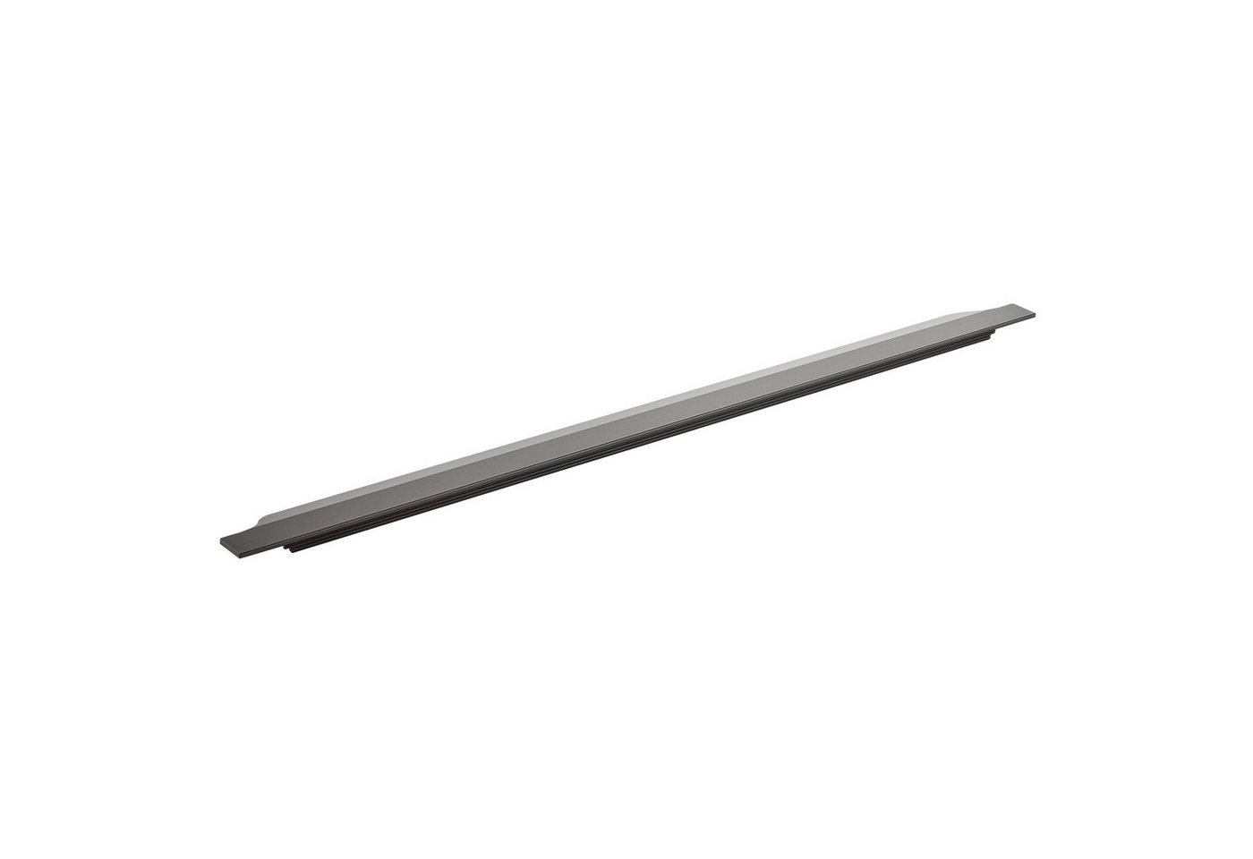 SO-TECH® Möbelgriff Schüco KONTUR Griffleiste mit Harpunensteg-Montage, ZUM EINFRÄSEN Länge 145 mm, Farbe schwarz gebürstet – Bild 3 von 5