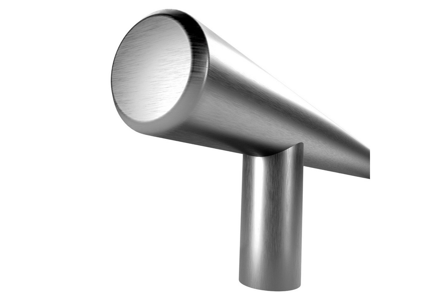 SO-TECH® Möbelgriff Stangengriff G10, echt Edelstahlrohr, Durchmesser 10 mm, Bohrlochabstand (BA) 96 mm - inkl. Schrauben – Bild 2 von 5