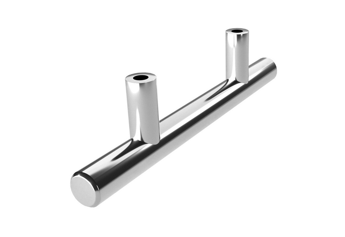 SO-TECH® Möbelgriff Stangengriff G11 Chrom poliert Ø 12 mm BA 64 - 480 mm, Bohrlochabstand 64 mm, Länge 124 mm, incl. Schrauben – Bild 3 von 5