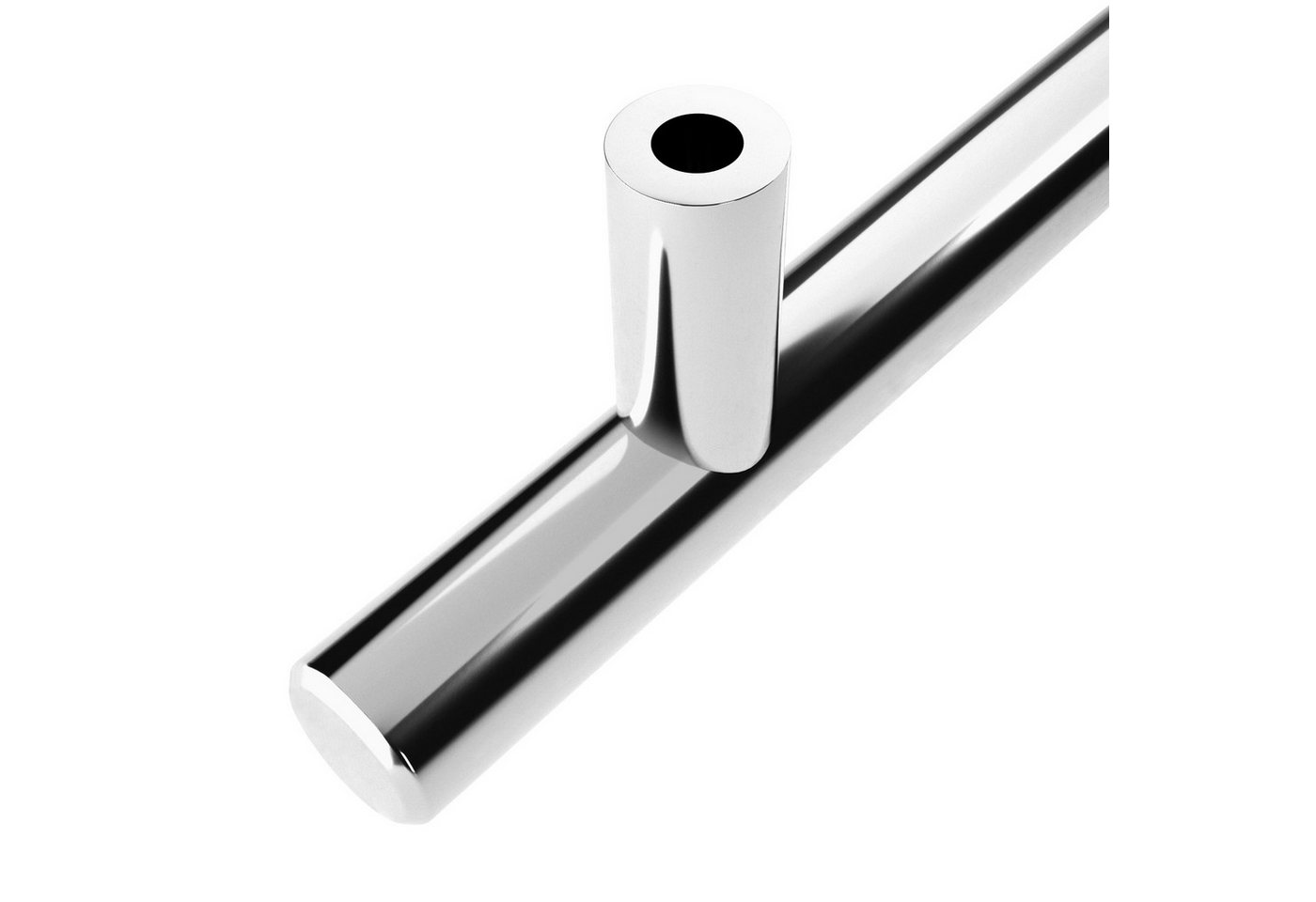 SO-TECH® Möbelgriff Stangengriff G11 Chrom poliert Ø 12 mm BA 64 - 480 mm, Bohrlochabstand 64 mm, Länge 124 mm, incl. Schrauben – Bild 4 von 5