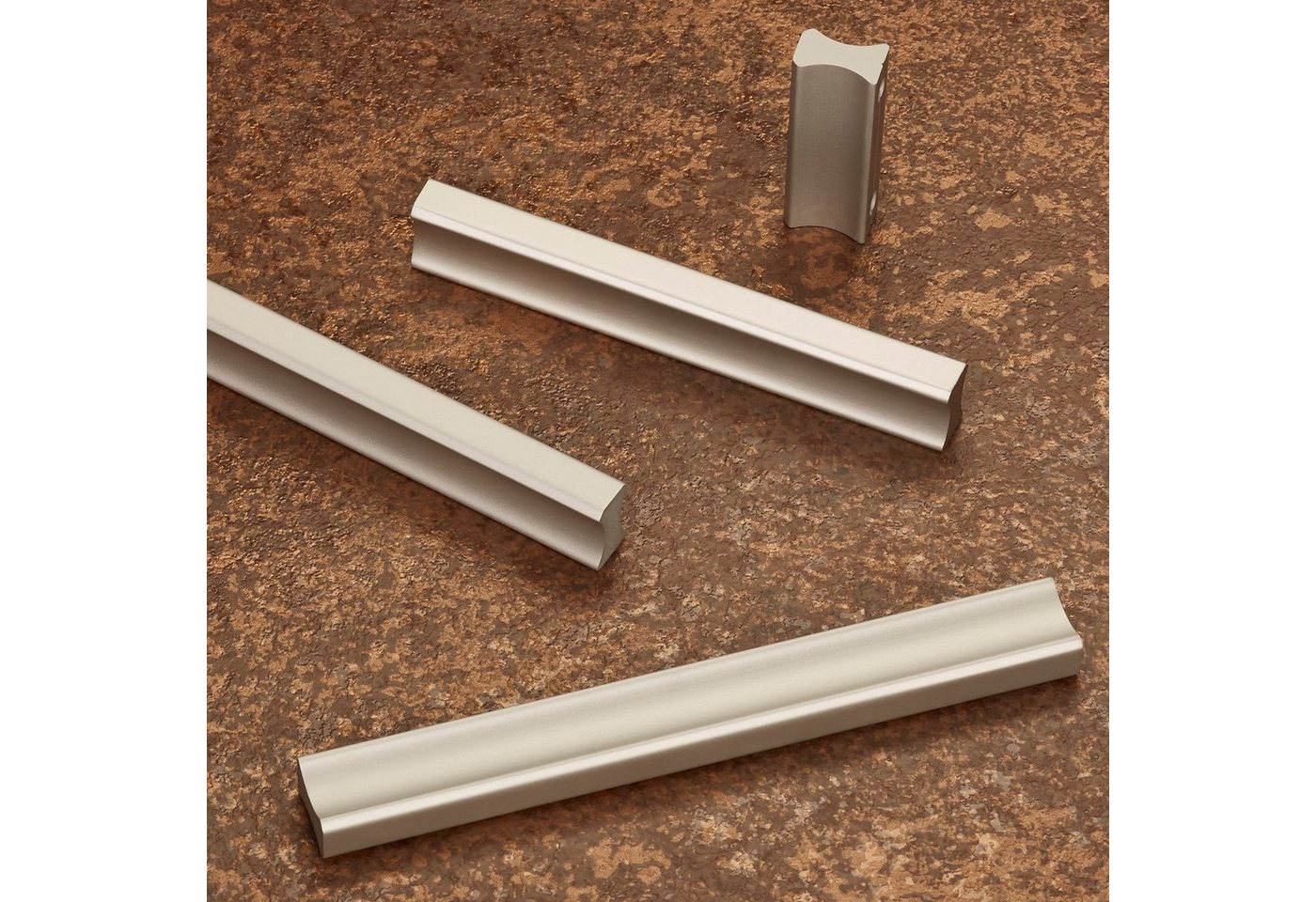 SO-TECH® Möbelgriff STOCKHOLM, Aluminium eloxiert, Lochabstand 32 - 320 mm – Bild 2 von 5