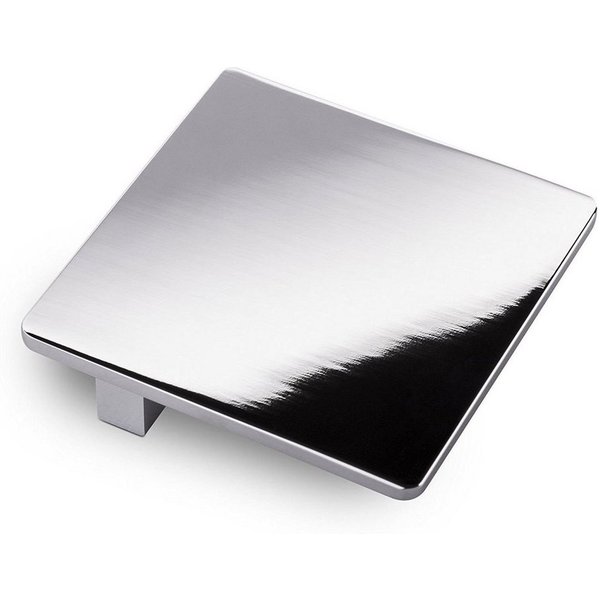 SO-TECH® Möbelgriff STORM Bohrlochabstand (BA) 32 mm Chrom poliert (1-St), 55 x 55 x 20 mm Schrankgriff Schubladengriff, Aluminium