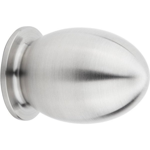 SO-TECH® Möbelknopf Möbelknauf HAMILTON Ø 15- 30 mm Edelstahl gebürstet modern, Höhe: 25 mm / Durchmesser: 15 mm