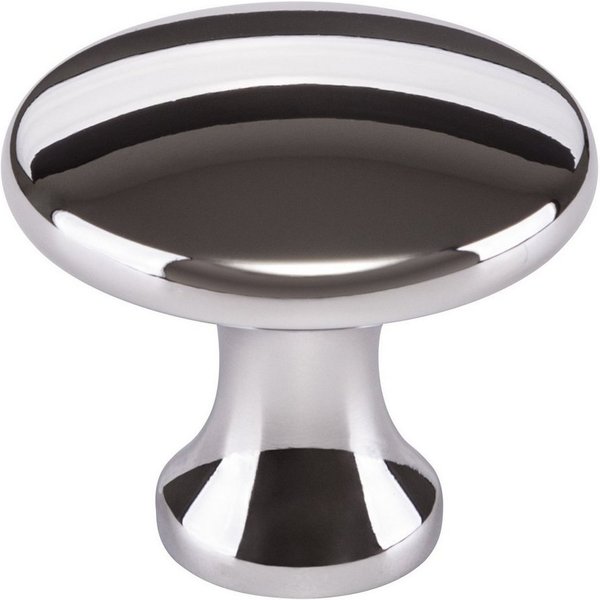 SO-TECH® Möbelknopf Schrankknopf DENISE Ø 29 mm Höhe 25 mm (1-St), Zinkdruckguss, Chrom poliert, inkl. Befestigungsschraube