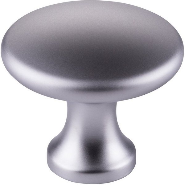 SO-TECH® Möbelknopf Schrankknopf DENISE Ø 29 mm Höhe 25 mm (1-St), Zinkdruckguss, Chrom matt, inkl. Befestigungsschraube