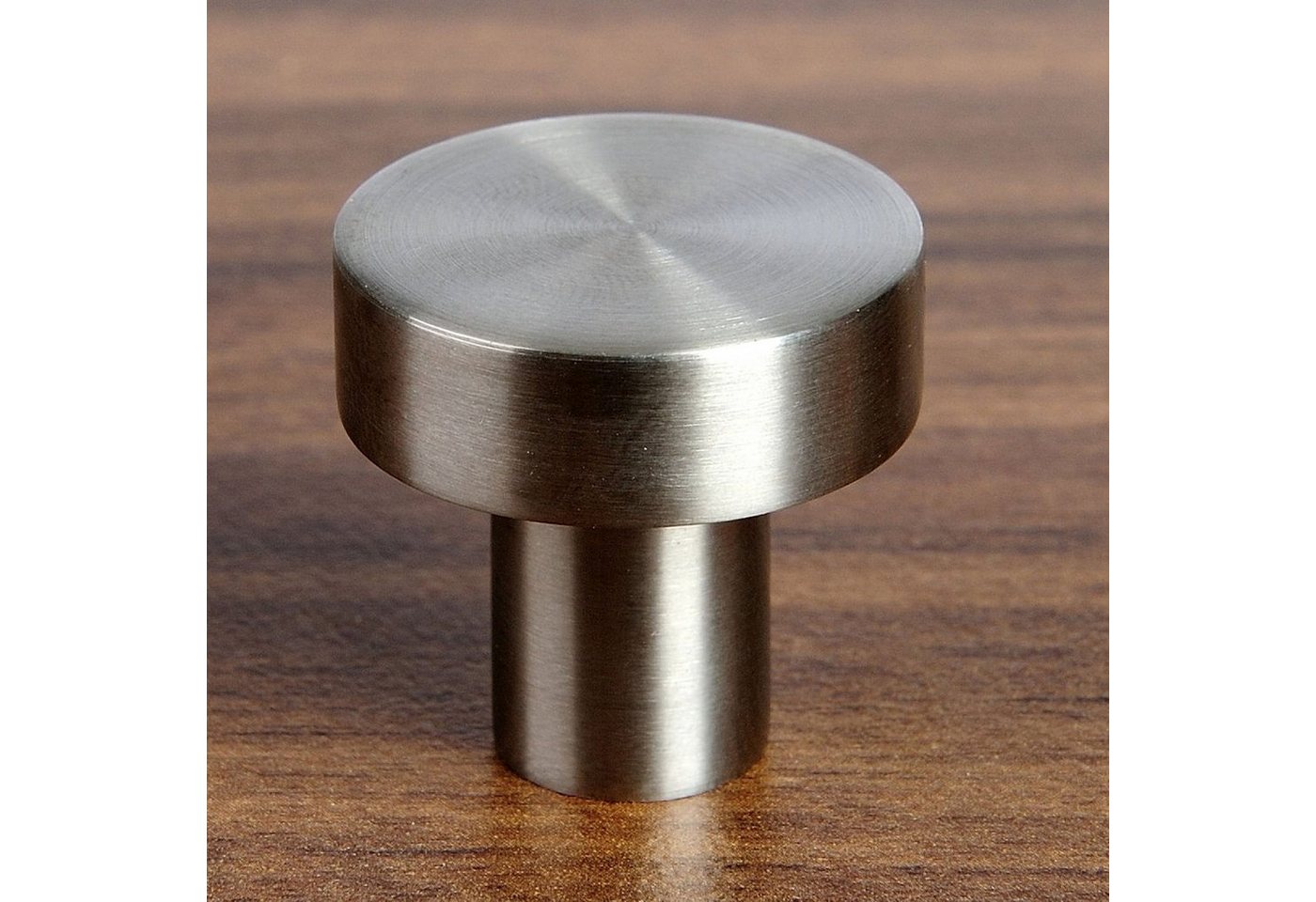 SO-TECH® Möbelknopf Schrankknopf EK03 echt Edelstahl, Knopf Knauf Möbelknauf incl. Schraube – Bild 3 von 5