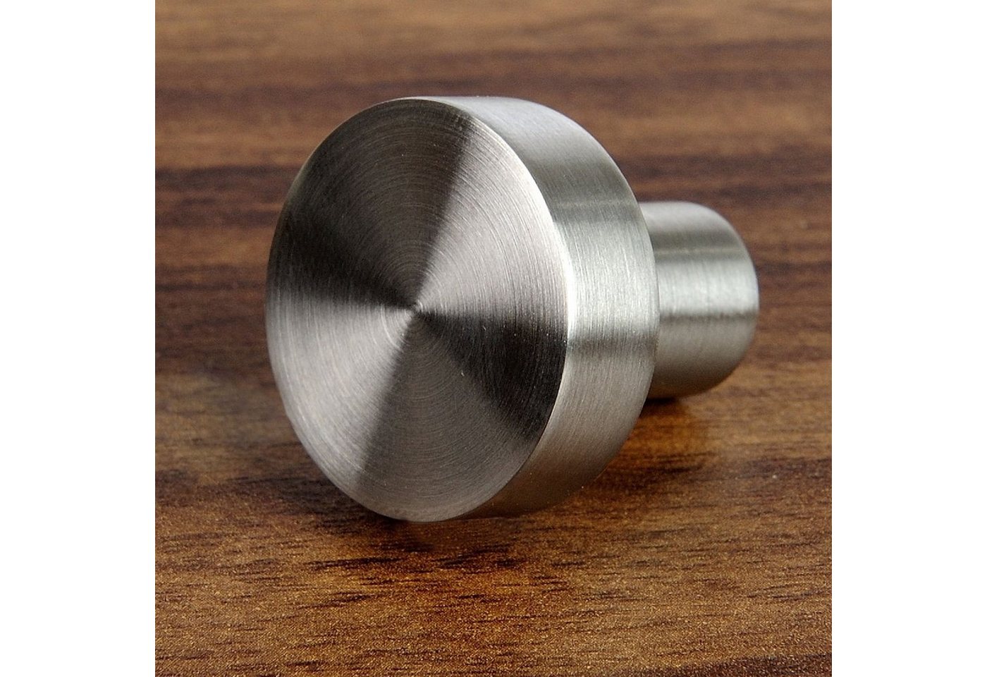 SO-TECH® Möbelknopf Schrankknopf EK03 echt Edelstahl, Knopf Knauf Möbelknauf incl. Schraube – Bild 4 von 5