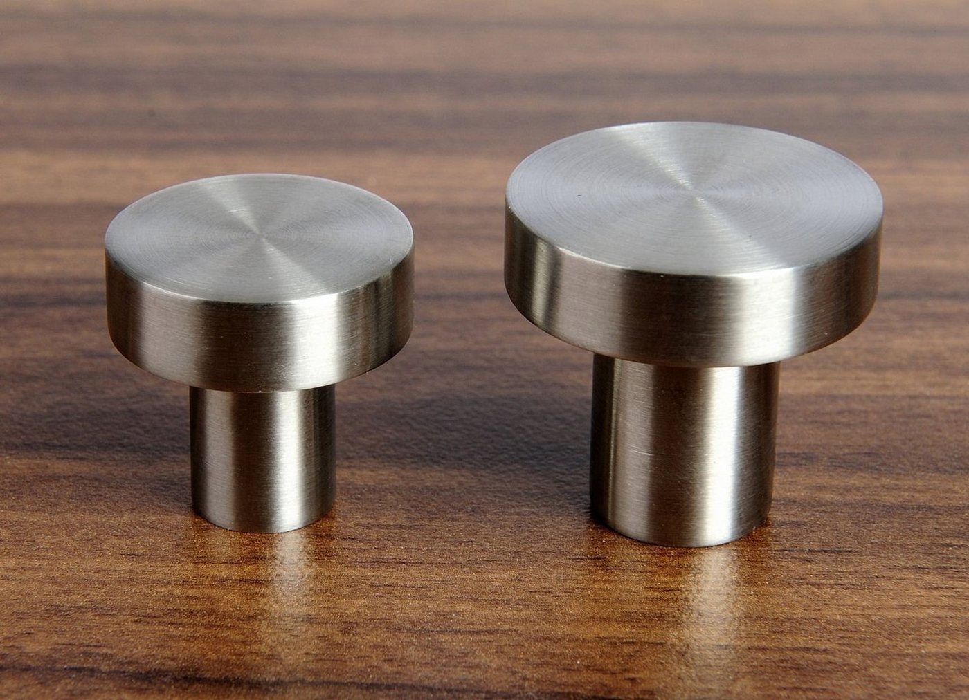 SO-TECH® Möbelknopf Schrankknopf EK03 echt Edelstahl, Knopf Knauf Möbelknauf incl. Schraube – Bild 5 von 5