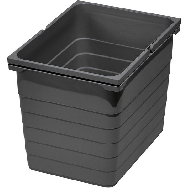 SO-TECH® Mülleimer eins2vier Abfallsammler Höhe: 310 mm, Volumen 17 Liter 230 x 306 mm dunkelgrau 5060