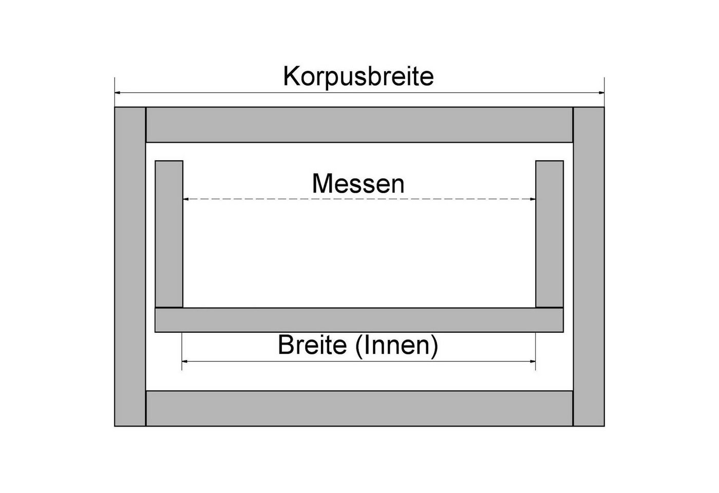 SO-TECH® Schubkasteneinsatz ORGA-BOX VIII champagner mit Perlstruktur für Häcker – Bild 4 von 5