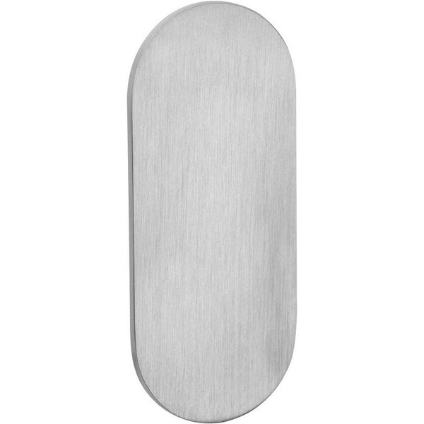 SO-TECH® Türbeschlag selbstklebende Edelstahl Tür-Rosetten mit 3M-VHB-Klebepad (1 St), Blindrosette oval 65x28x2mm satiniert