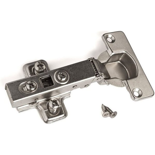 SO-TECH® Türbeschlag Topfband T45 / T52, Eckanschlag, mit Dämpfer + Kreuzplatte (1 St), Scharnier Scharniere Topfscharniere