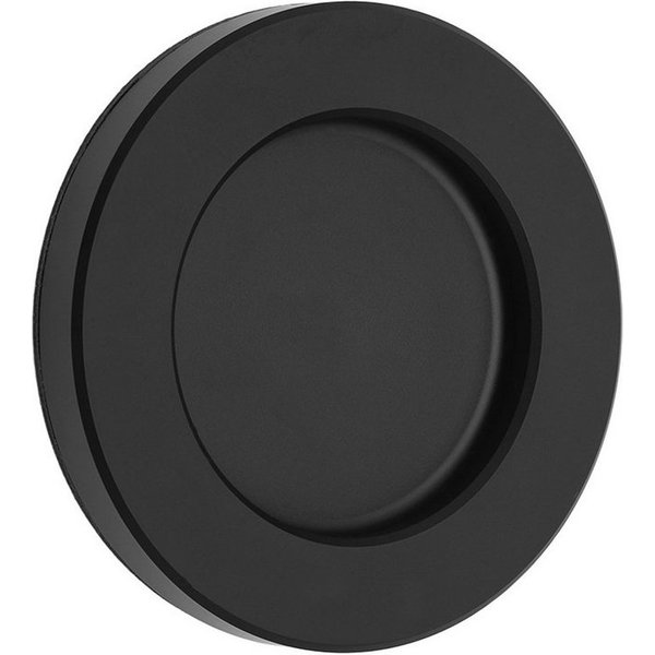 SO-TECH® Türgriff Schiebetürgriff TEYO selbstklebend (3M VHB), schwarz eloxiert Ø 70 x 8 mm für Glas-Türen & Zimmertüren