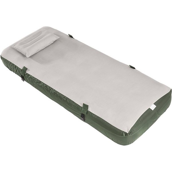 SoBuy Feldbett OGS32-II, Vorzelt Wasserdichtes Campingbett Campingliege Familienzelt Feldbett mit Zelt für 1-2 Personen, Campingmatratze für 1-2 Personen