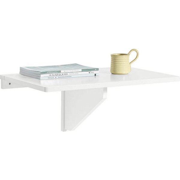 SoBuy Klapptisch FWT03, Faltbarer Esstisch, Klapptisch für Kleine Räume, Wandmontage, Wandklapptisch Küchentisch Esstisch Schreibtisch Kindertisch