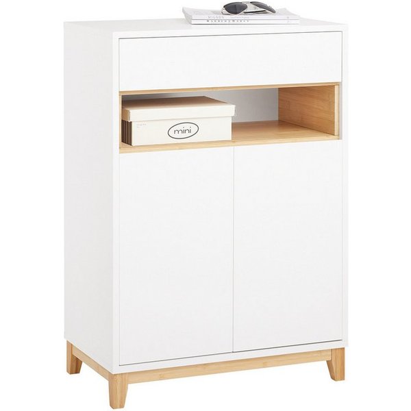 SoBuy Kommode FSB97, Sideboard Küchenschrank Flurschrank Küchekommode Aufbewahrungsschrank