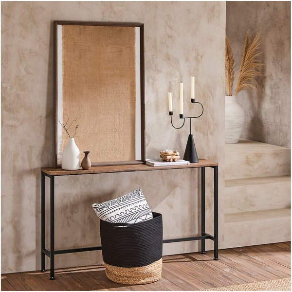 SoBuy Konsolentisch FSB19, Konsolentisch schmal, Sofatisch, Wohnzimmer Flur Büro, Konsolentisch Flurtisch Sideboard Beistelltisch Vintage