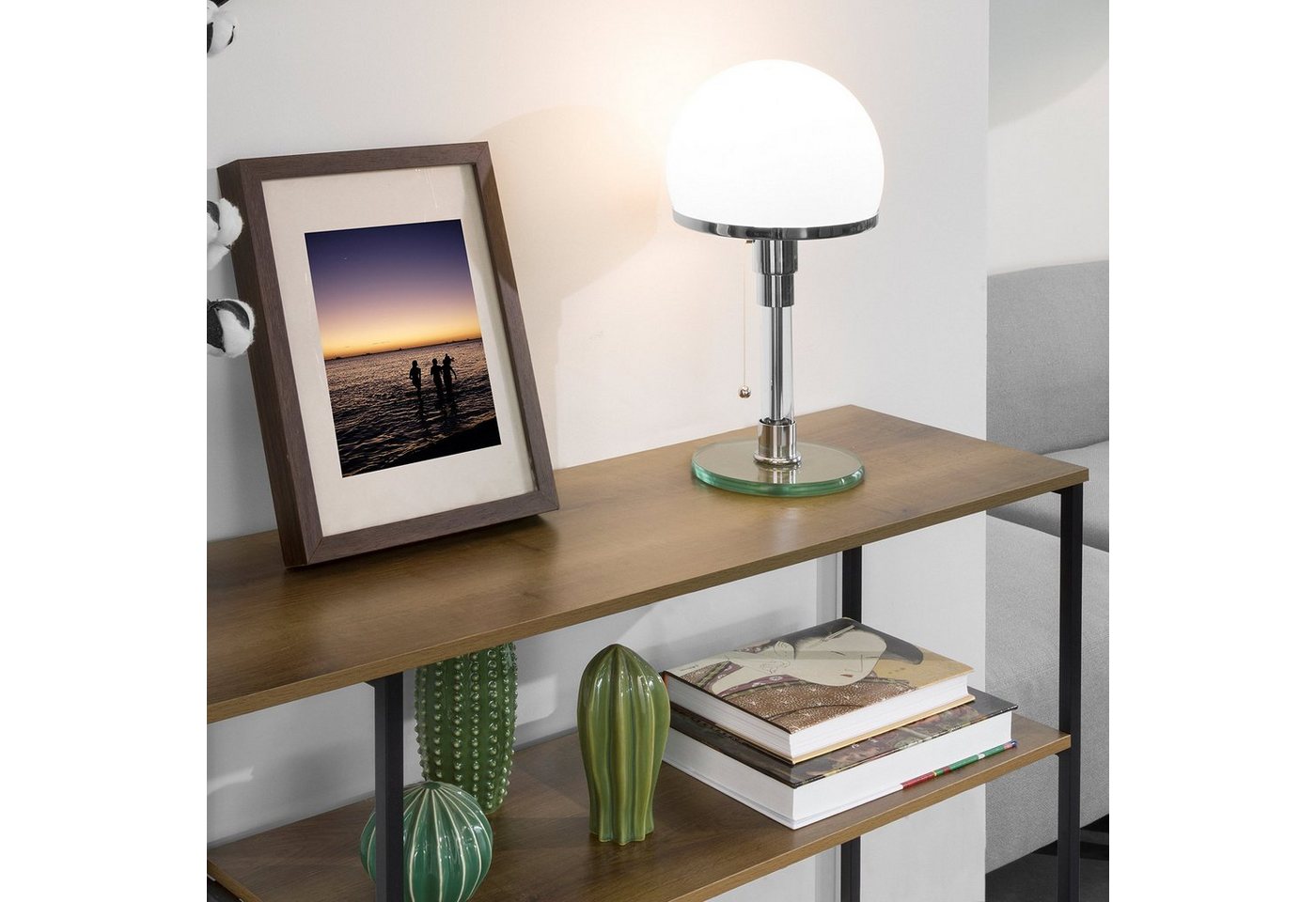 SoBuy Konsolentisch FSB35, mit 3 Ablagen Metall Flurtisch Dekotisch Sideboard Beistelltisch – Bild 5 von 5