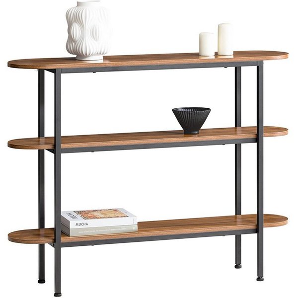 SoBuy Konsolentisch FSB66, Flurtisch Sideboard schmaler Beistelltisch Sofatisch Dekotisch