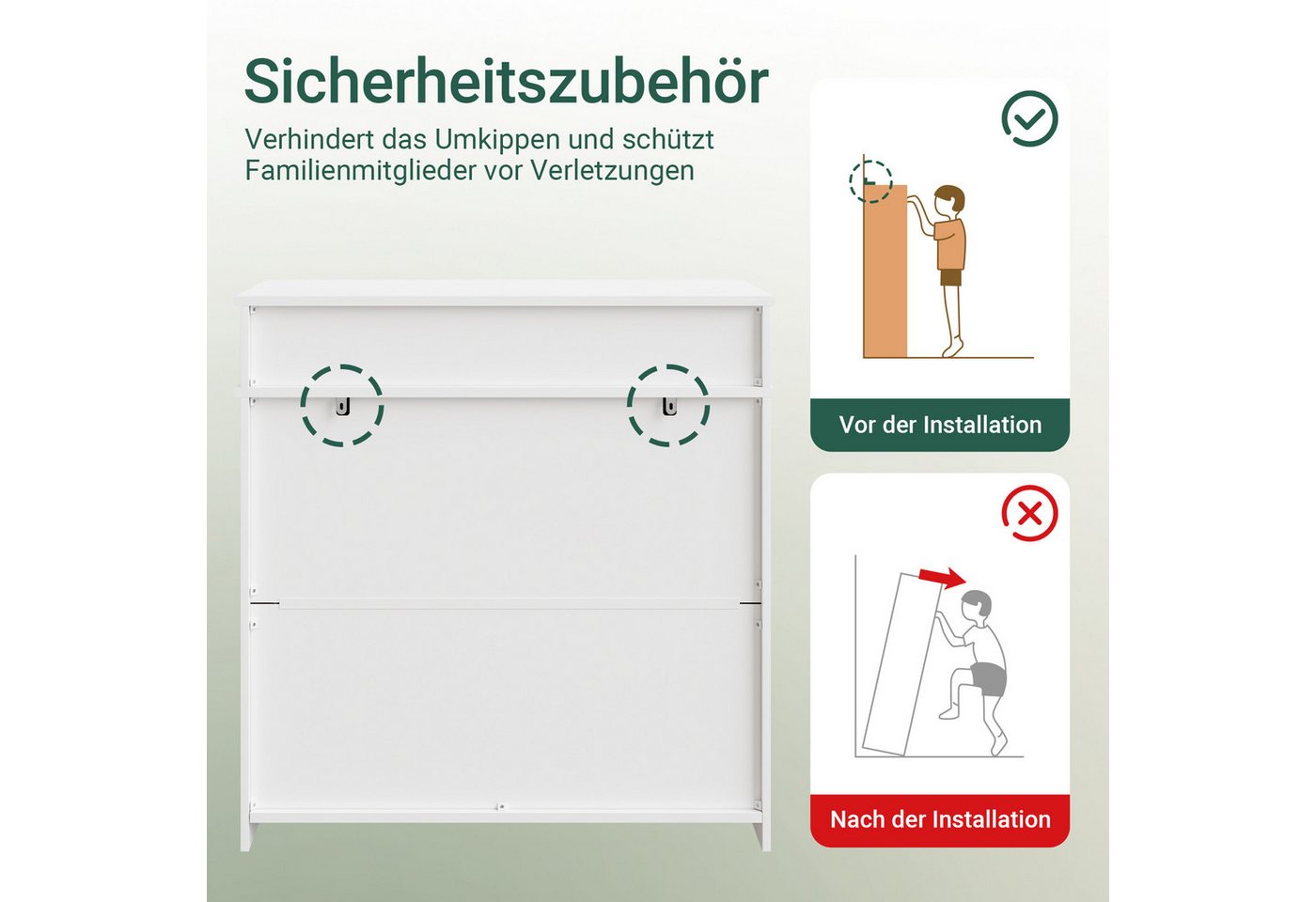SoBuy Schuhbank FSR64, Schuhbank mit Sitzfläche, Schuhschrank schmal Schuhregal, Schuhkipper Sitzbank mit 2 Klappen, Schuhablage für Flur, kleine Räume – Bild 5 von 5