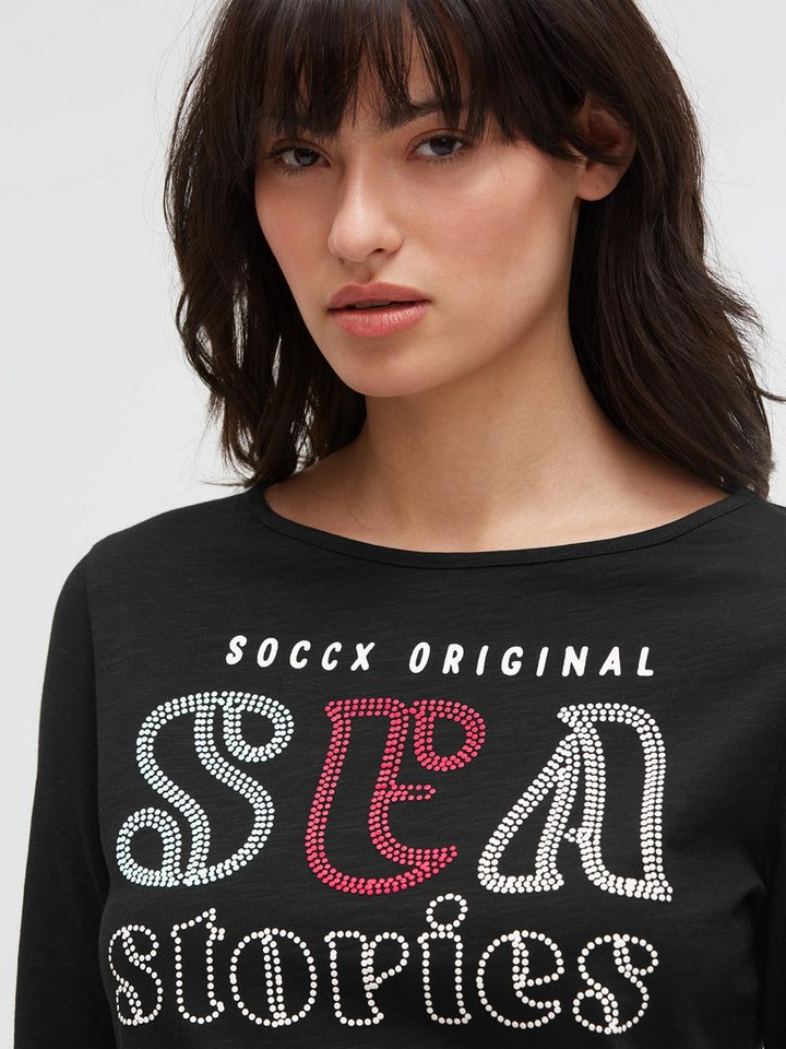 SOCCX 3/4-Arm-Shirt mit U-Boot-Ausschnitt – Bild 4 von 5