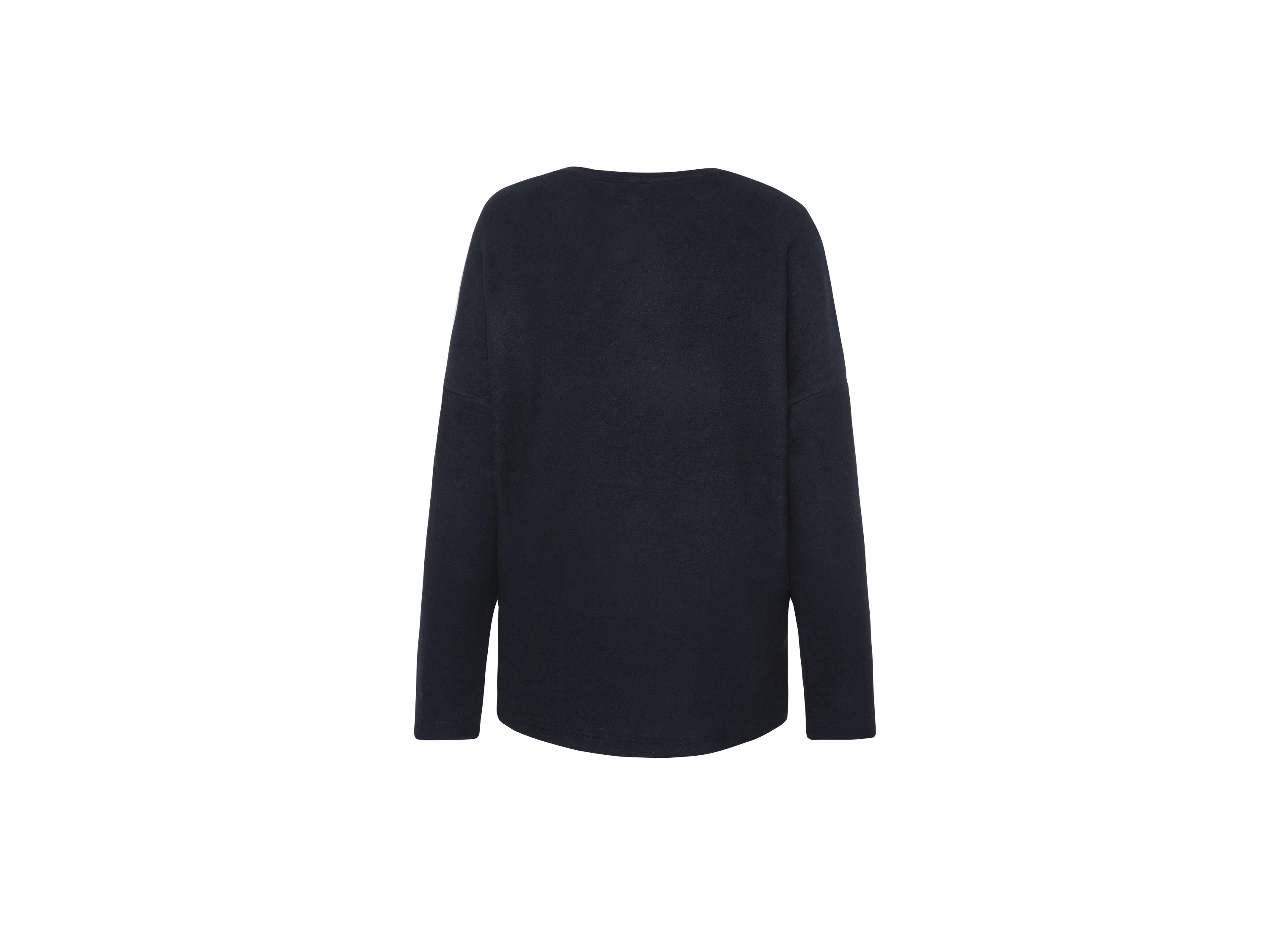 SOCCX Damen Flauschpullover (blau/Navy, M/L) – Bild 2 von 2