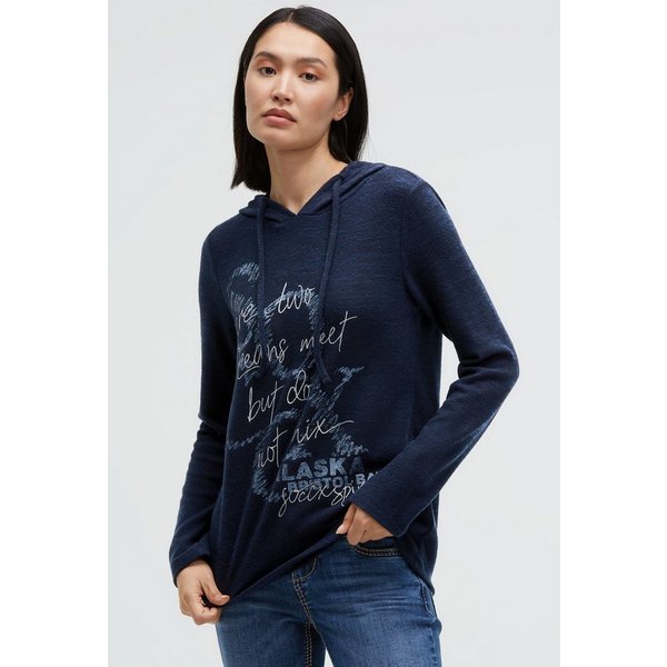 SOCCX Kapuzenpullover aus Flauschstrick
