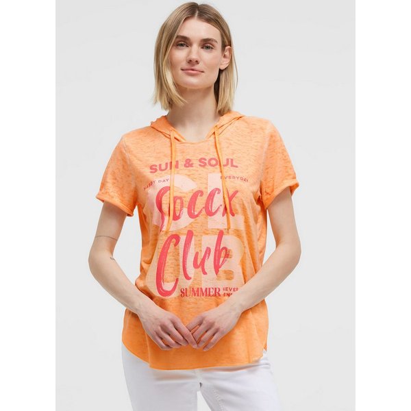 SOCCX Kapuzenshirt mit Seitenschlitze