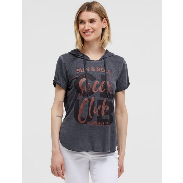 SOCCX Kapuzenshirt mit Seitenschlitze