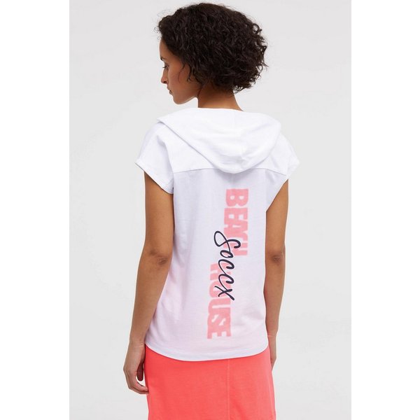 SOCCX Kapuzenshirt mit V-Ausschnitt