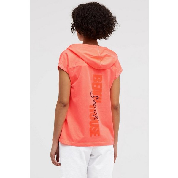 SOCCX Kapuzenshirt mit V-Ausschnitt