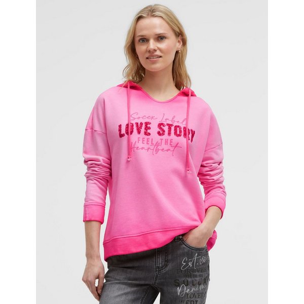 SOCCX Kapuzensweatshirt mit Pailletten
