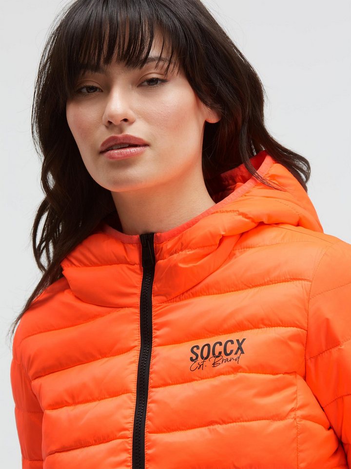 SOCCX Outdoorjacke mit elastischem Saumabschluss – Bild 4 von 5