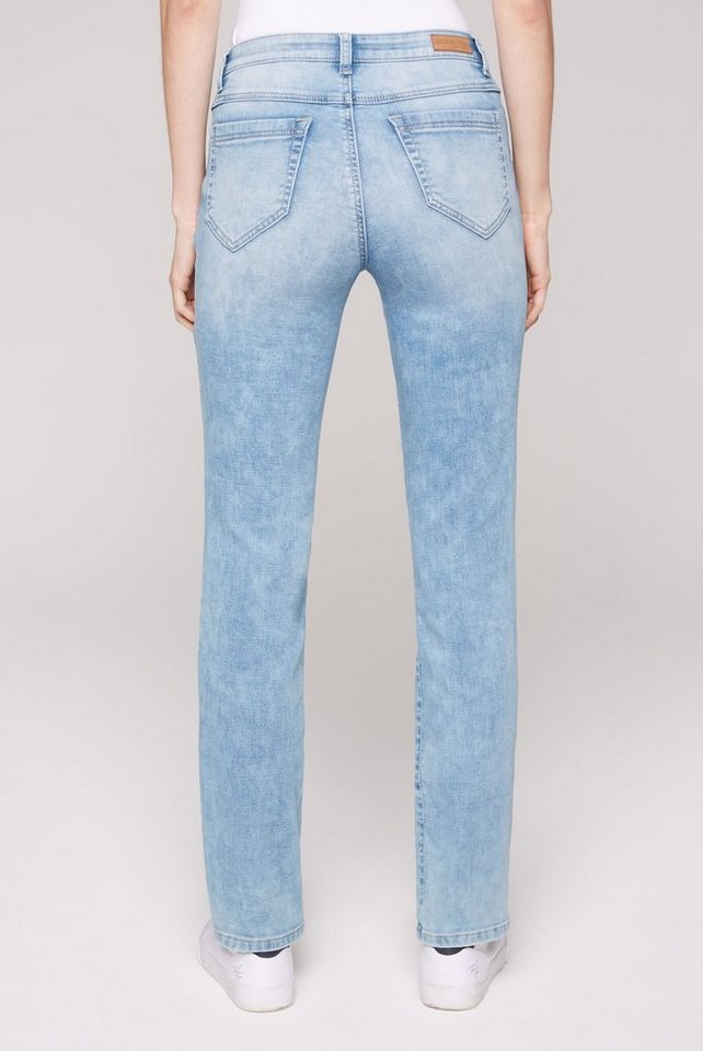 SOCCX Regular-fit-Jeans mit Bleaching-Effekten – Bild 5 von 5