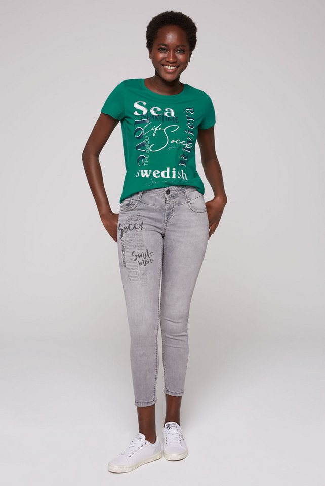SOCCX Rundhalsshirt aus Baumwolle – Bild 3 von 5