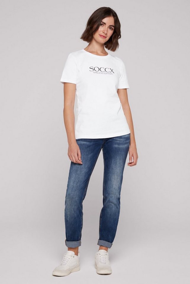 SOCCX Rundhalsshirt aus Baumwolle – Bild 3 von 5