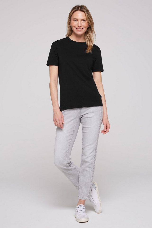SOCCX Rundhalsshirt mit Baumwolle – Bild 3 von 5