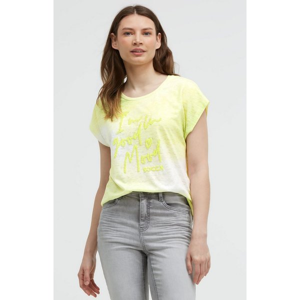 SOCCX Rundhalsshirt mit Farbverlauf