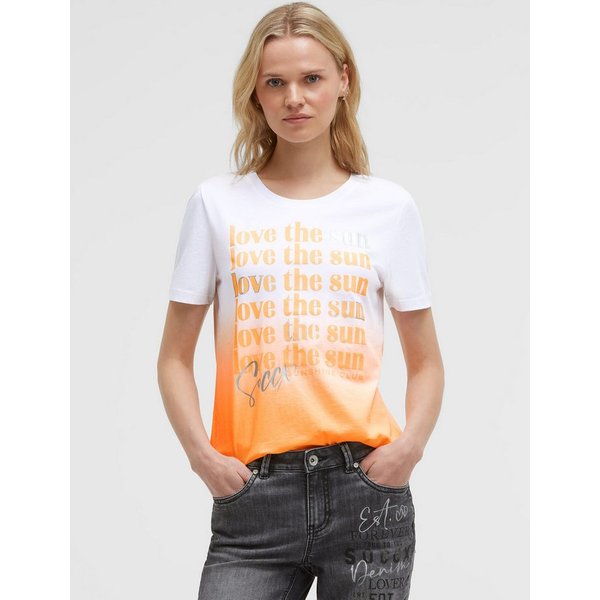SOCCX Rundhalsshirt mit Farbverlauf
