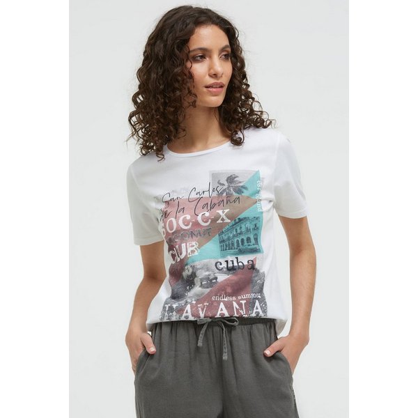 SOCCX Rundhalsshirt mit Necktape