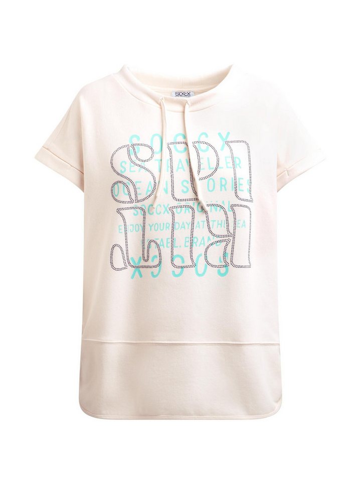 SOCCX Rundhalsshirt mit Seitenschlitze – Bild 2 von 5