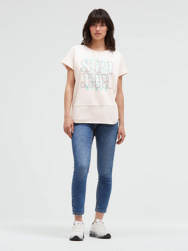 SOCCX Rundhalsshirt mit Seitenschlitze – Bild 3 von 5