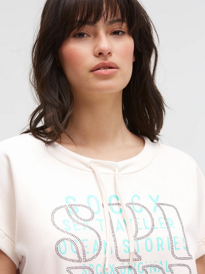 SOCCX Rundhalsshirt mit Seitenschlitze – Bild 4 von 5