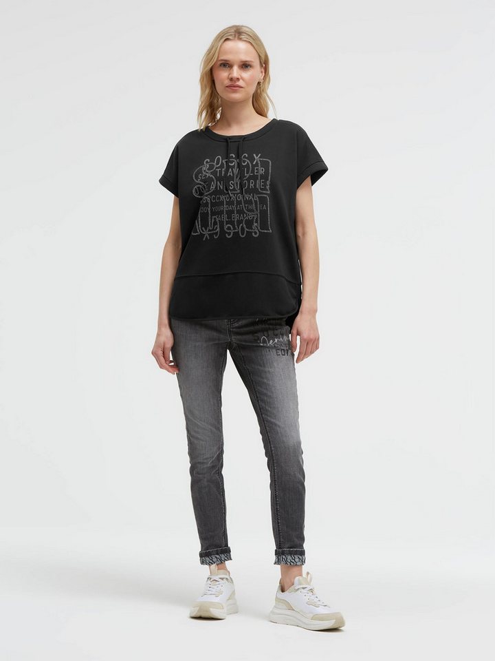 SOCCX Rundhalsshirt mit Seitenschlitze – Bild 3 von 5