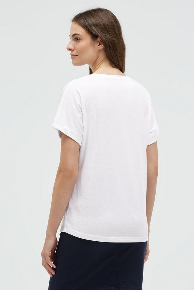 SOCCX Rundhalsshirt mit Turn-Up-Ärmel – Bild 5 von 5