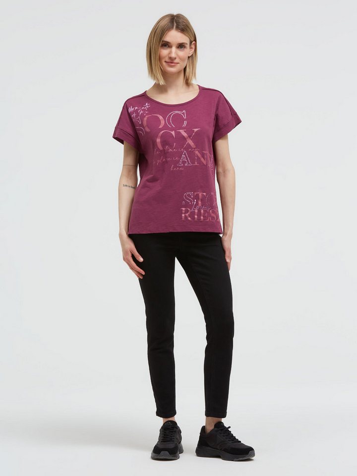 SOCCX Rundhalsshirt mit überschnittener Schulter – Bild 3 von 5