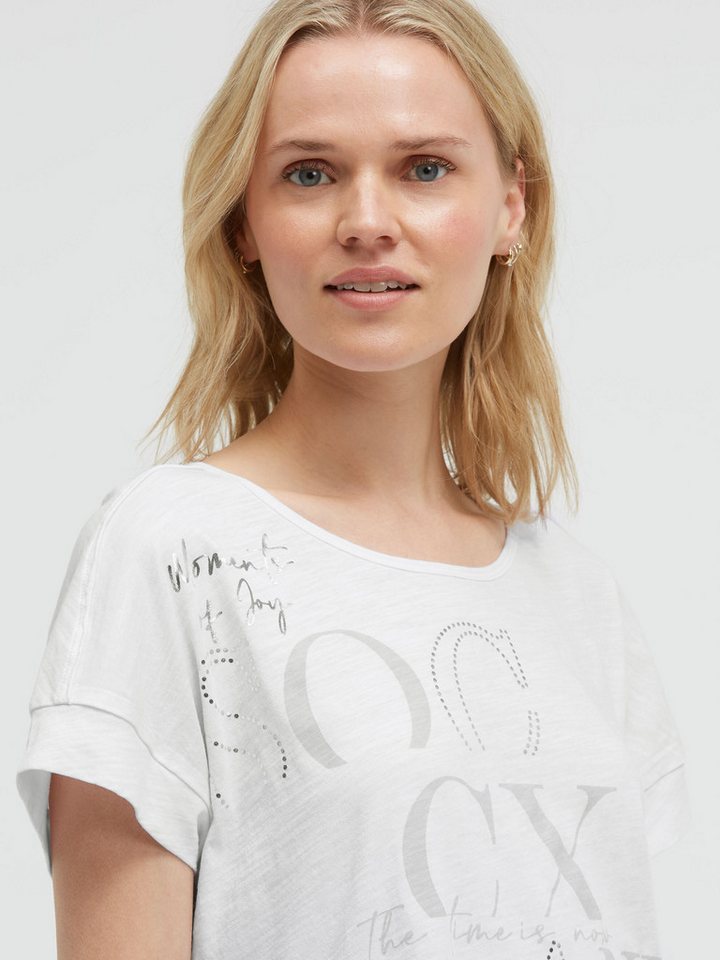 SOCCX Rundhalsshirt mit überschnittener Schulter – Bild 4 von 5