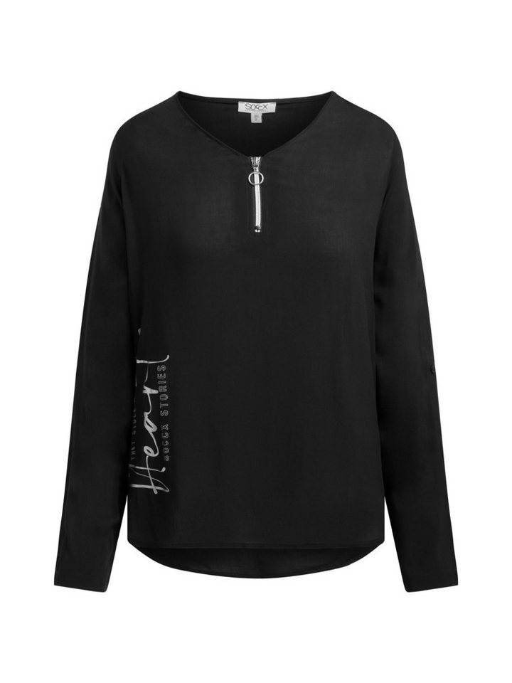 SOCCX Schlupfbluse im Turn-Up-Look – Bild 2 von 5