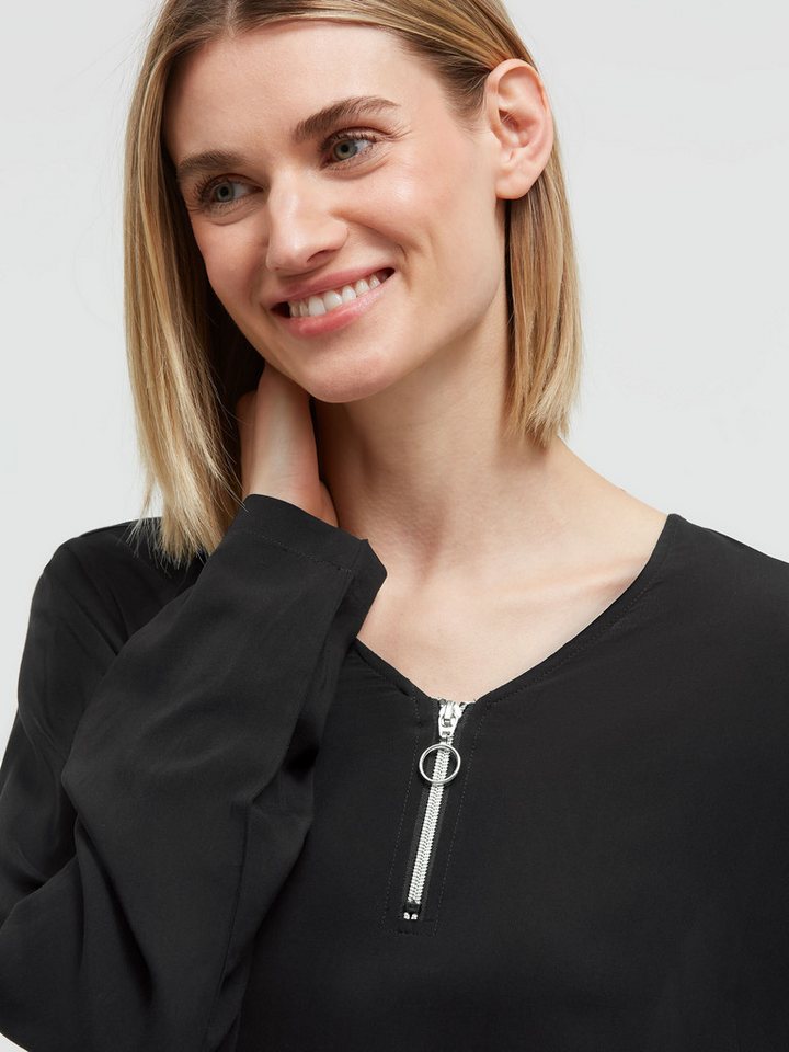SOCCX Schlupfbluse im Turn-Up-Look – Bild 4 von 5